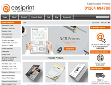 Tablet Screenshot of easiprint-online.co.uk